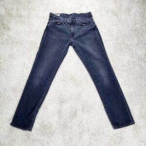 Levis 511 Jeans Men 32x32 Gray Slim Fit Premuim Faded Stretch Casual Whiskered
